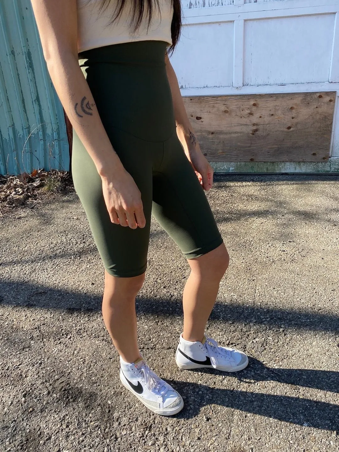 High Top Bike Short in Royal Fern - 11"