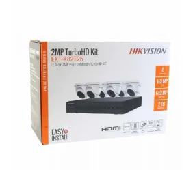 Hikvision DVR and 6 Cameras KIT Camera system