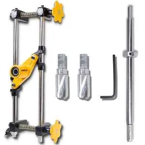 Homdum Door Mortiser Jig Lock Grooving Hole Saw Attachment Door Lock Installation kit Locksmith Mortising tool Set