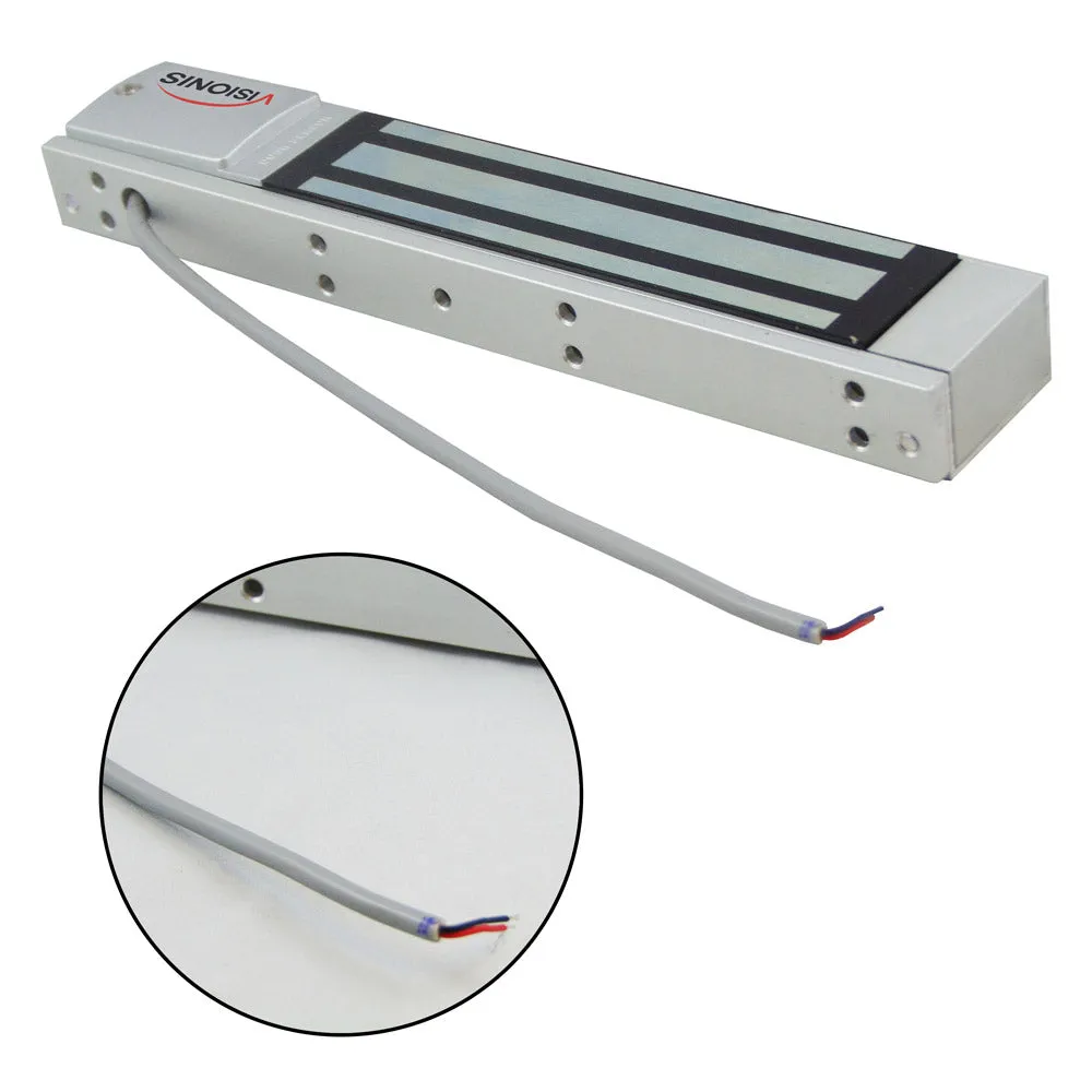 Indoor Magnetic Lock. 300 lbs (136 kg) of Holding Force. 12 VDC / 24 VDC - VIS-ML300LED Visionis