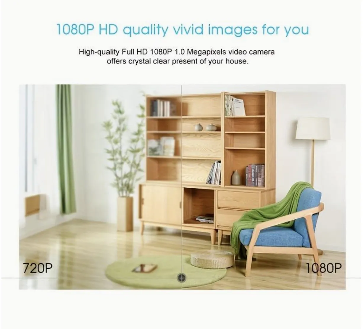 Indoor Security Camera - 1080p Live-stream via Wi-Fi
