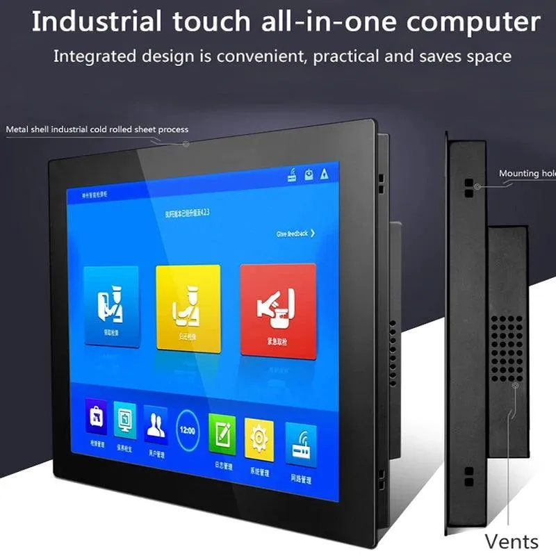 Industrial Touchscreen Mini PC: Performance AIO Computer for Control