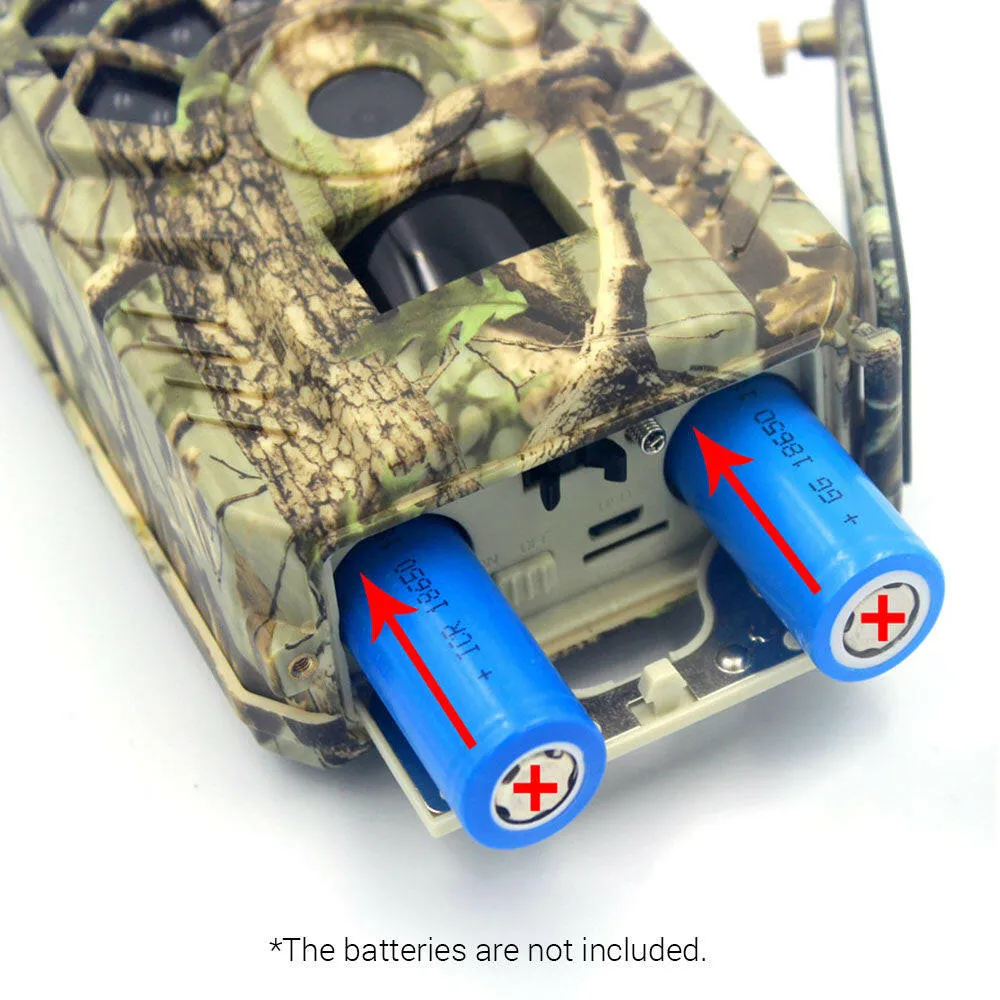 Infrared Camera HD Outdoor Wild Trail Camera 12MP 120°Detecting Range 46pcs LED Lights for Night Vision Wildlife Monitoring Game Hunting Scouting Cam Home Security