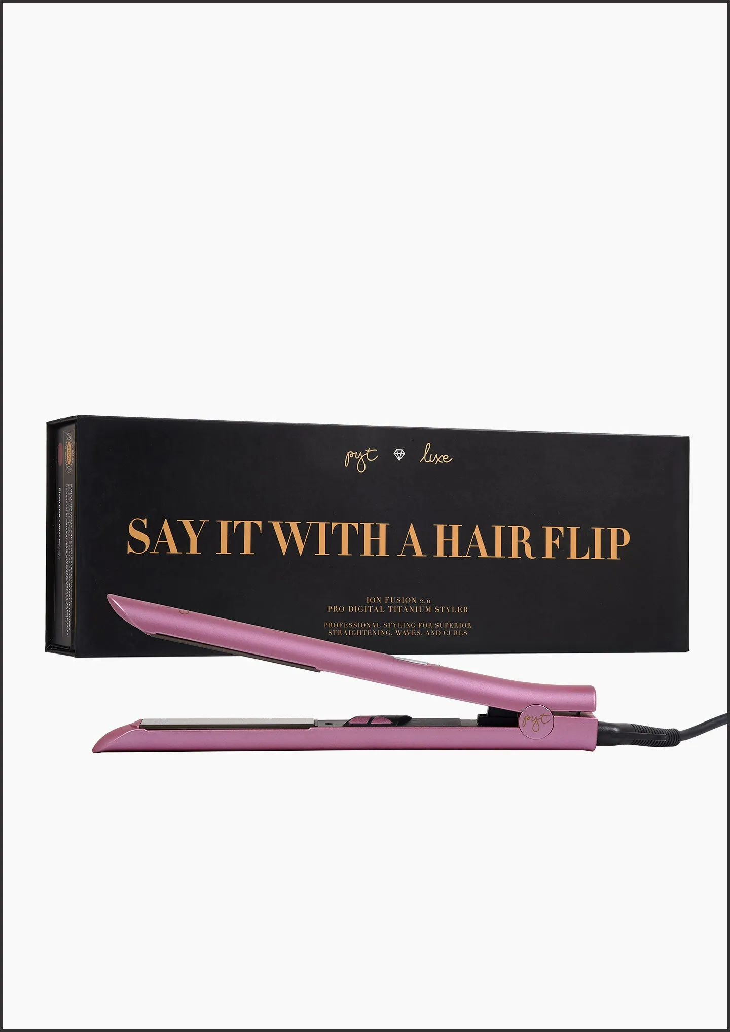 Ion Fusion 2.0 Pro Digital Titanium Styler Blush pink