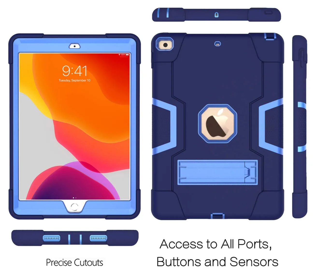 iPad 10.2 Case 2019 (7Th Gen) Rugged Shockproof Case