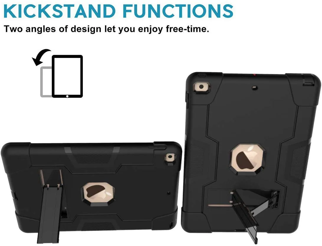 iPad 10.2 Case 2019 Rugged Shockproof Case