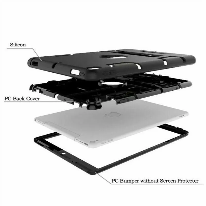 iPad 10.2 Case 2019 Rugged Shockproof Case
