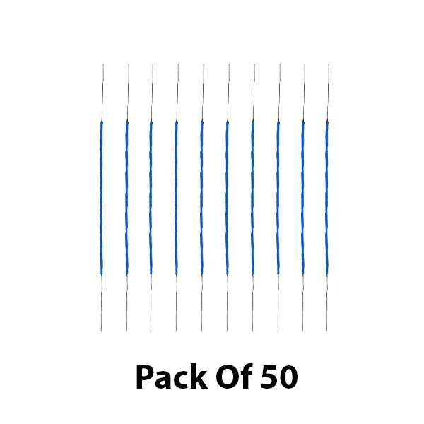 Jonard Tools - 30 AWG - Kynar Wire - Pre-Cut - Blue - Silver Plated Copper - Pack of 50 - Optional Colors - Optional Length