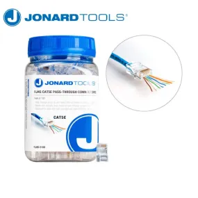 Jonard Tools - CAT5e RJ45 Pass-Through Connectors (Pack of 100)