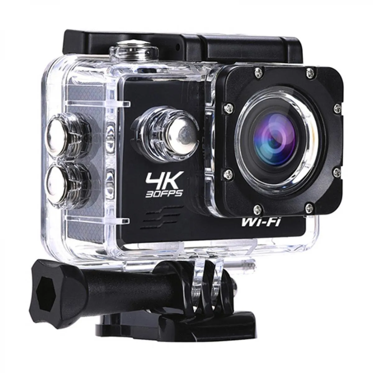 K&F Concept AT-Q1 4K30FPS Sport Action Camera Ultra HD Camcorder 13MP WiFi Waterproof Camera (Black)
