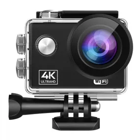 K&F Concept AT-Q40C 4K60FPS  Sport Action Camera Ultra HD Camcorder 13MP WiFi Waterproof Camera  (Black)