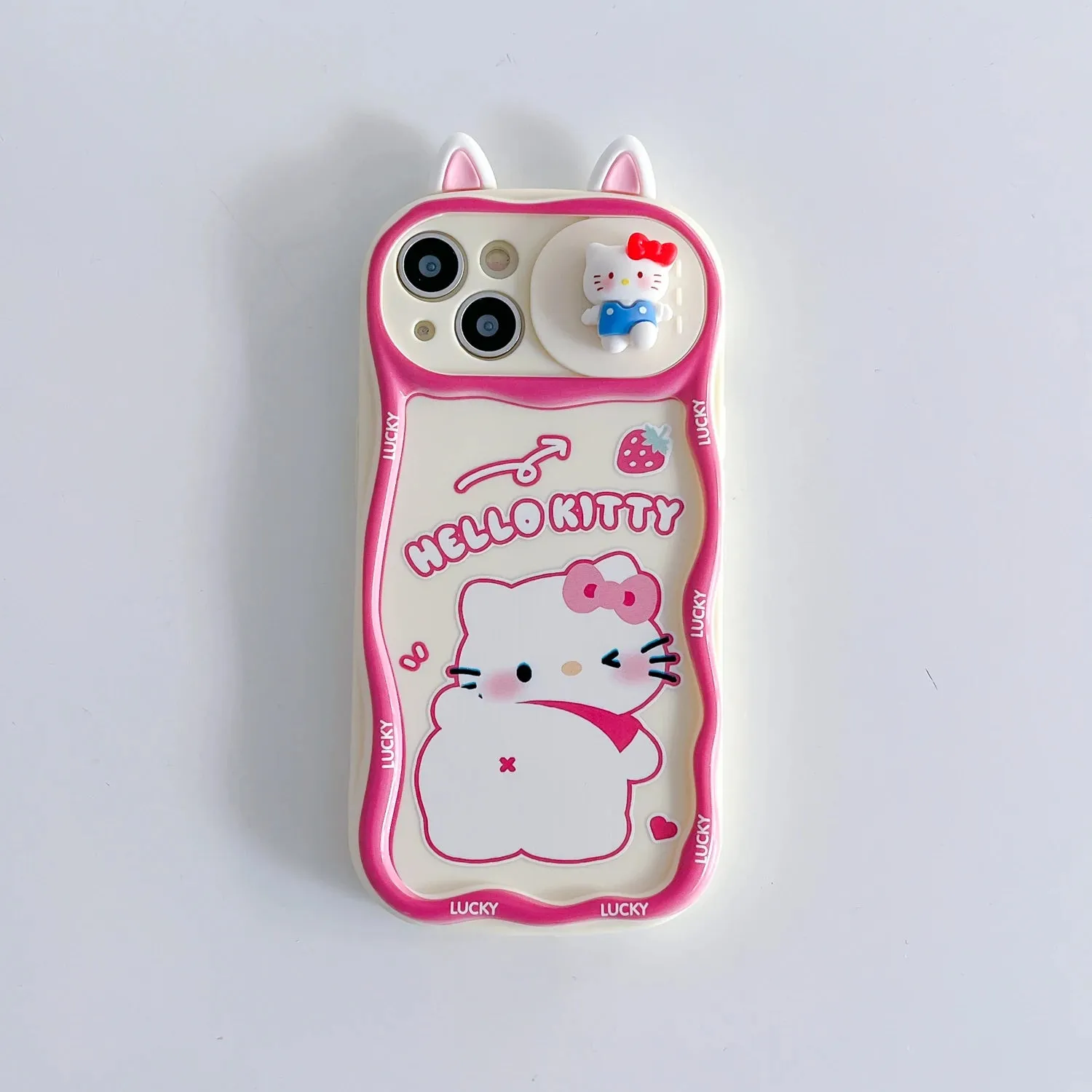 Kawaii Hello Kitty iPhone Case with Camera Protection