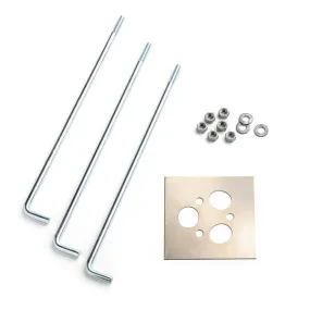 Kichler 15671ST Bollard Template Kit Steel
