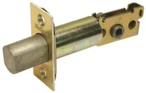Kwikset 660 Standard Deadbolt Latch With 2-3/8 Inch  Backset Polished Brass