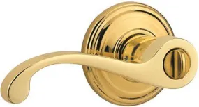 Kwikset Commonwealth Privacy Leverset Polished Brass