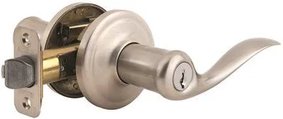 Kwikset Tustin Entry Lockset Satin Nickel