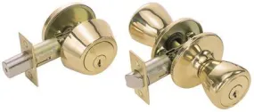 Kwikset Us5 Entry Deadlock Combo Antique Brass