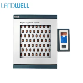 Landwell - I Keybox 64 - Intelligent Key Management System - Android OS - Single Cabinet - Key Safe - RFID  - 64 Key slots