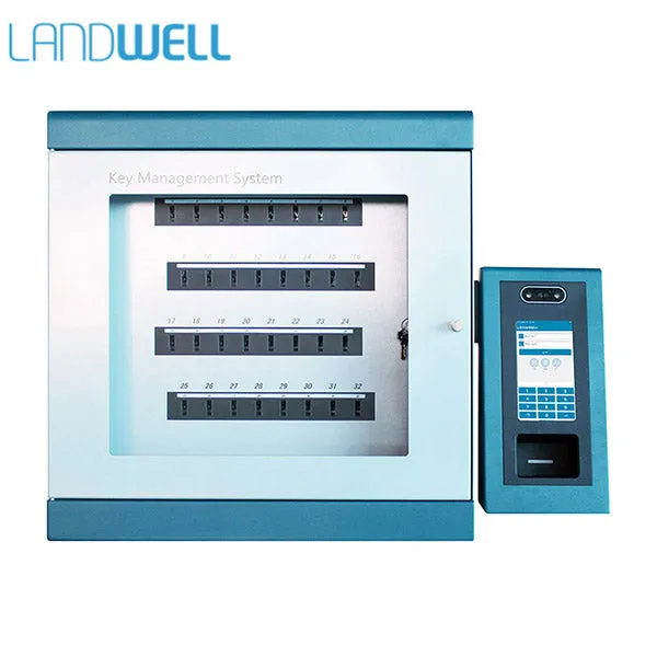 Landwell - I Keybox - Intelligent Key Management System - Android OS - Single Cabinet - Key Safe - RFID - Expandable - Optional Key slots