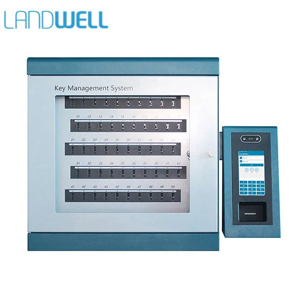 Landwell - I Keybox - Intelligent Key Management System - Android OS - Single Cabinet - Key Safe - RFID - Expandable - Optional Key slots