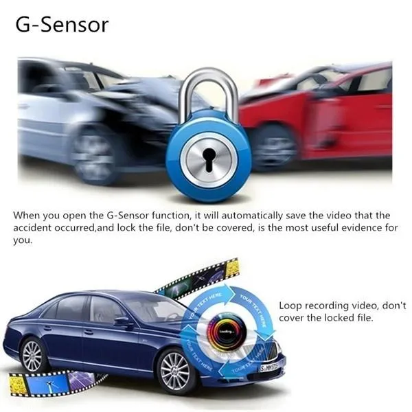 LCD Display Car DVR Recorder Camera