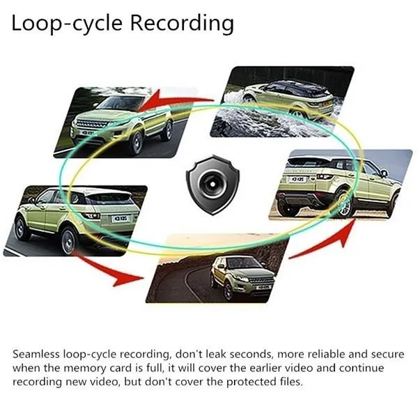 LCD Display Car DVR Recorder Camera