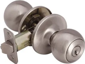 Legend Entry Lockset Ball Knob Satin Nickel