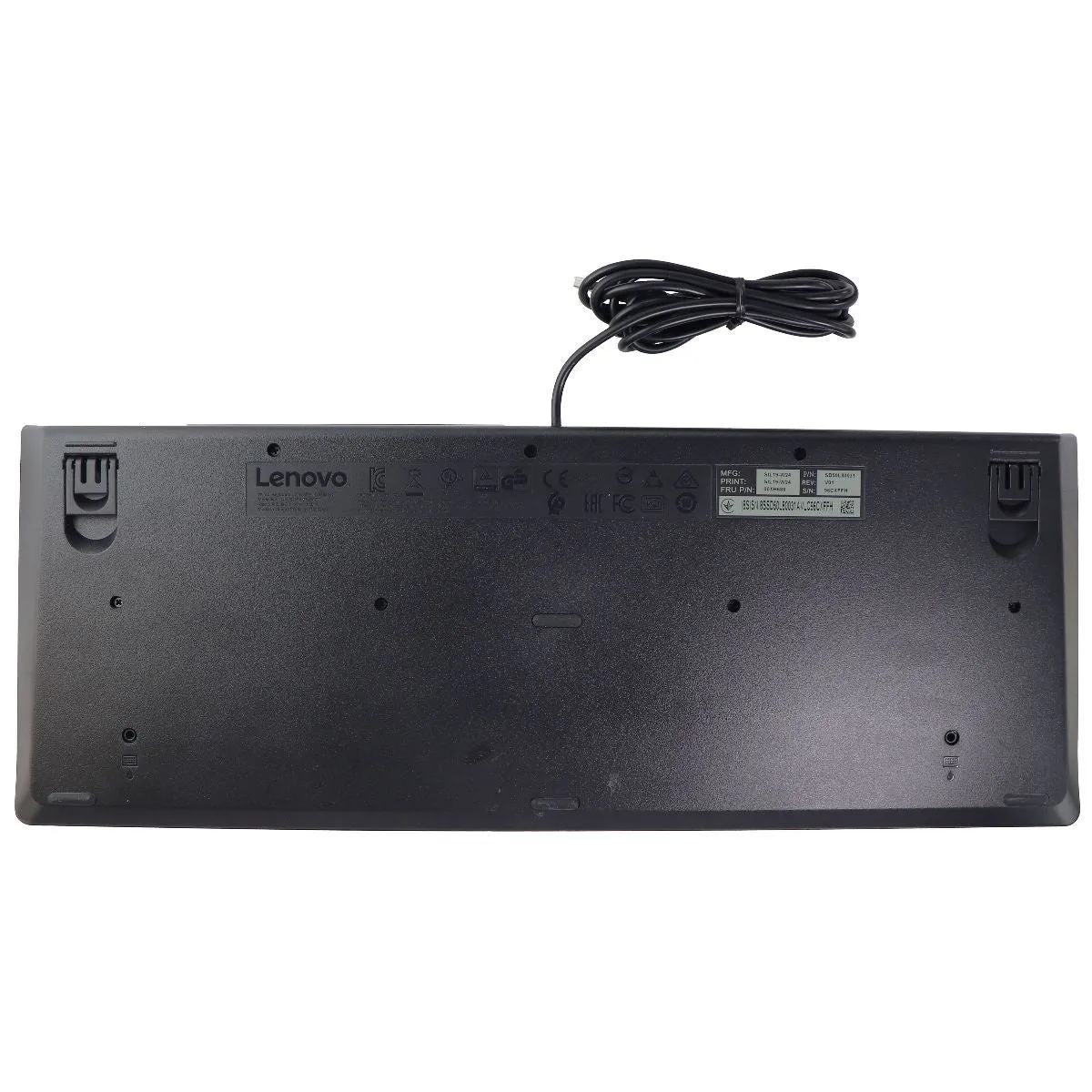 Lenovo Wired USB Standard Keyboard for PC Computers & More - Black (SK-8827)