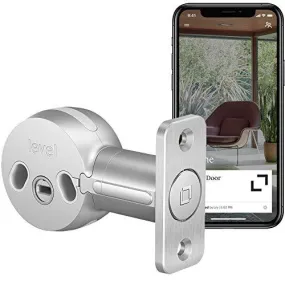 Level Bolt, The Invisible Smart Lock. Bluetooth Deadbolt, Keyless Entry, Smartphone Access, Works with Ring and Apple HomeKit