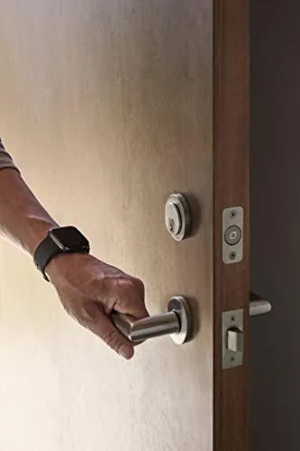 Level Bolt, The Invisible Smart Lock. Bluetooth Deadbolt, Keyless Entry, Smartphone Access, Works with Ring and Apple HomeKit