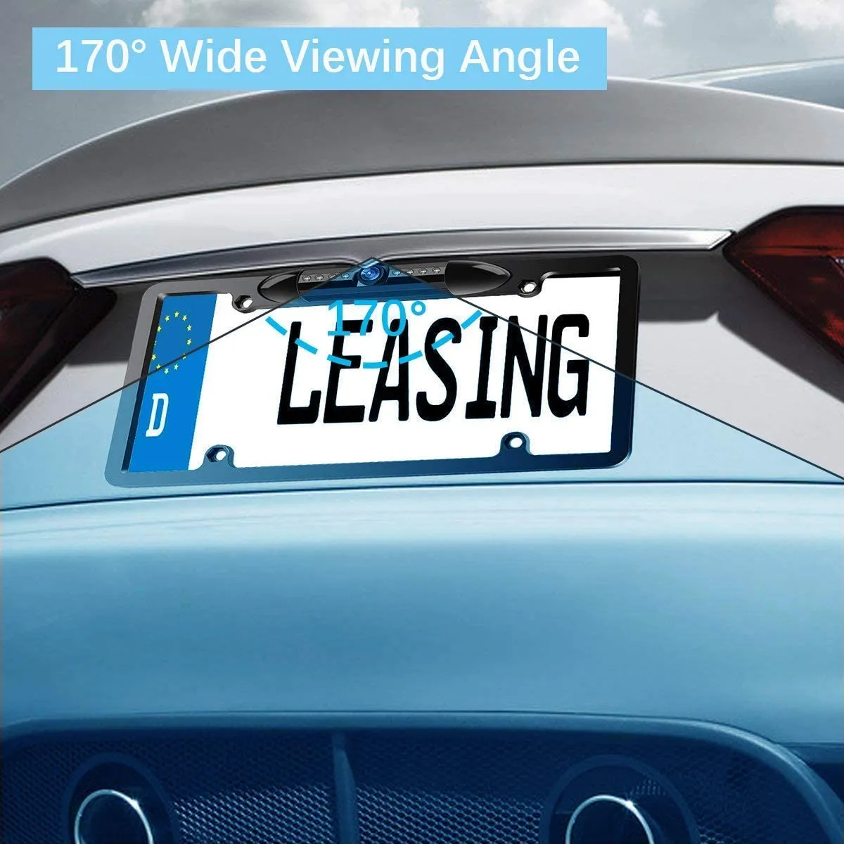 License Plate Frame Rear View Camera