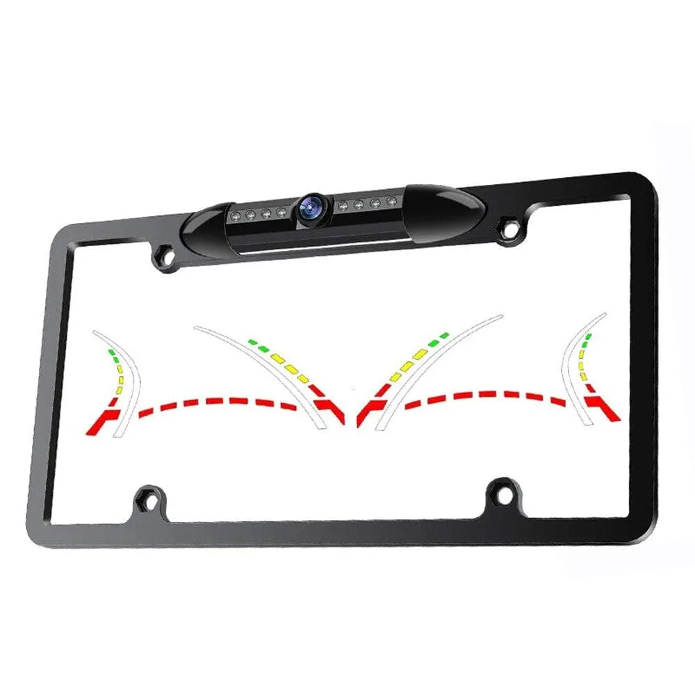 License Plate Frame Rear View Camera