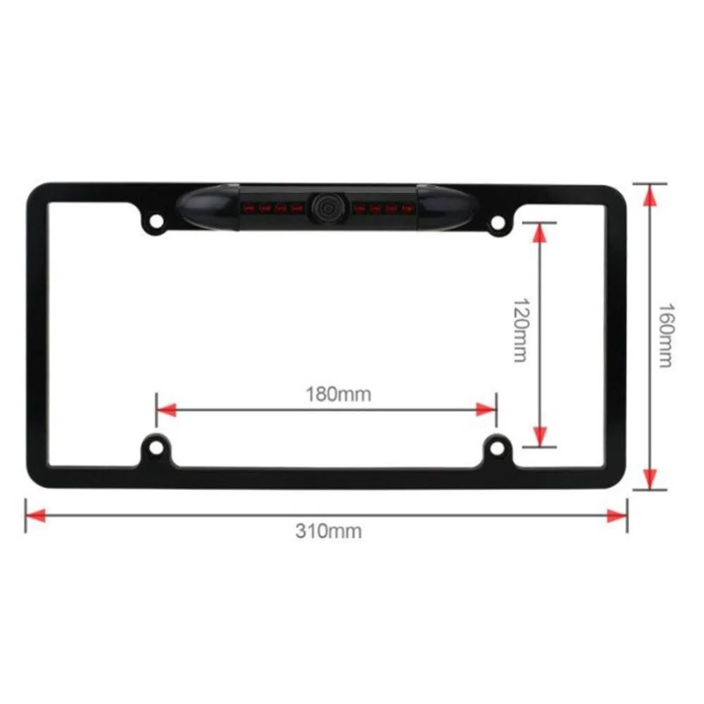 License Plate Frame Rear View Camera