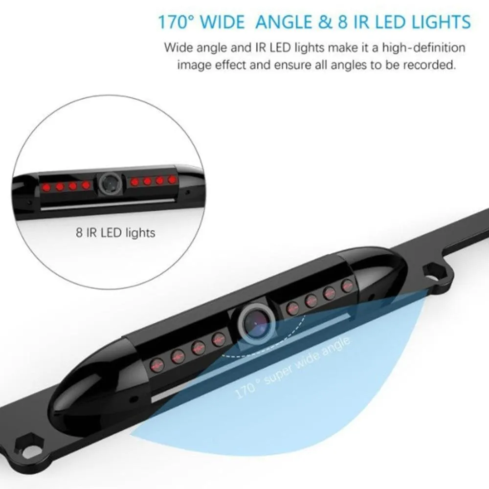 License Plate Frame Rear View Camera