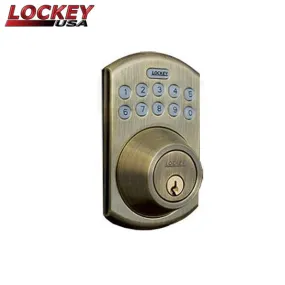 Lockey - EB915 - Electronic Bluetooth Keypad Deadbolt - Multi Combination w/ Key Override - Keyless - Optional Finish