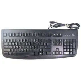 Logitech Deluxe 250 Keyboard for PC/Windows & More - Black (Y-UT76)