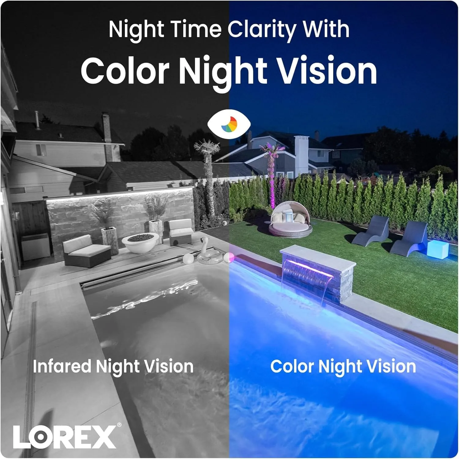 Lorex Indoor/Outdoor 4K IP Security Camera  (Refurbished)