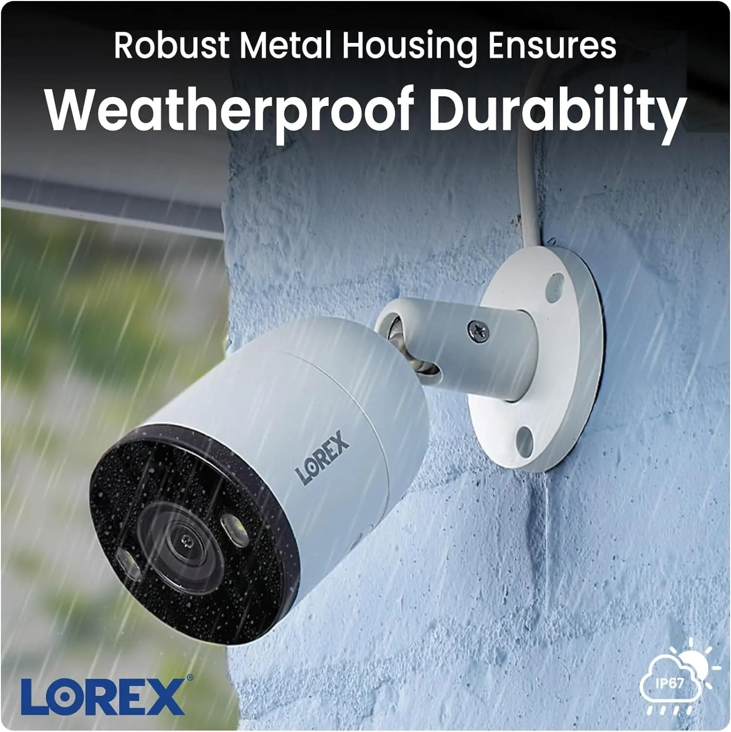 Lorex Indoor/Outdoor 4K IP Security Camera  (Refurbished)