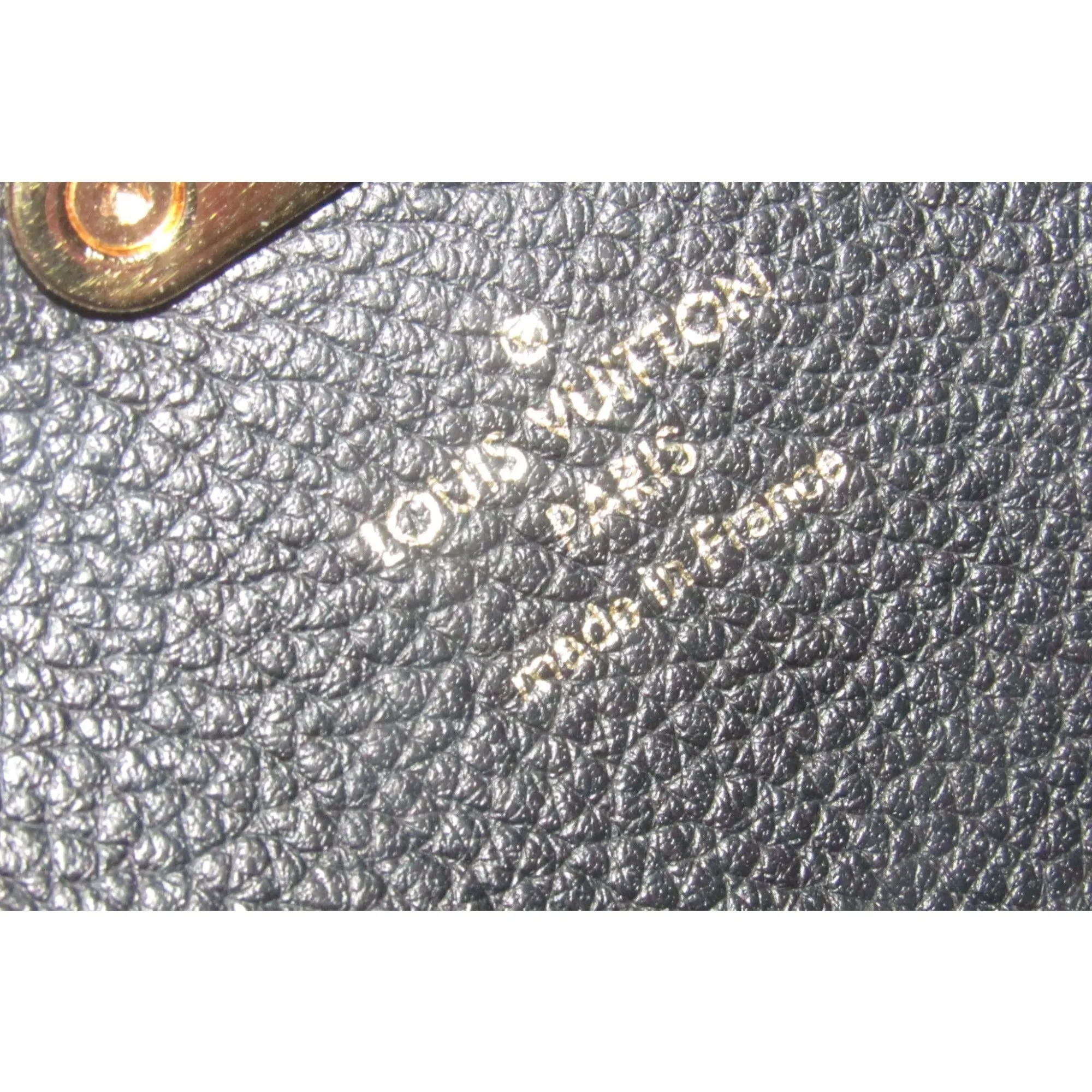 Louis Vuition Vavin Black Empriente Leather Shoulder Bag with a Rolled Leather Adjustable Strap & Lots of Compartments