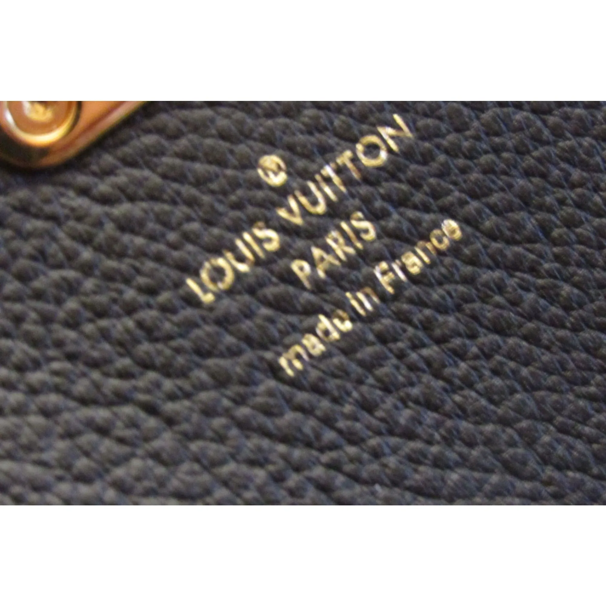 Louis Vuition Vavin Black Empriente Leather Shoulder Bag with a Rolled Leather Adjustable Strap & Lots of Compartments