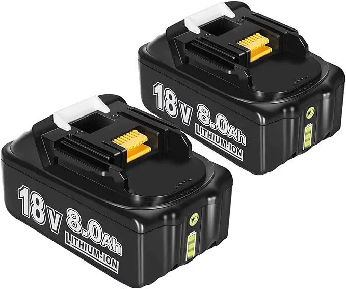 Makita Battery 6.0Mah | 18V Replacement Compatible Battery for Makita 18V BL1860 BL1860B BL1850 BL1840 BL1830 BL1815 BL1845 BL1860B 194205-3 | Longer Operational Time