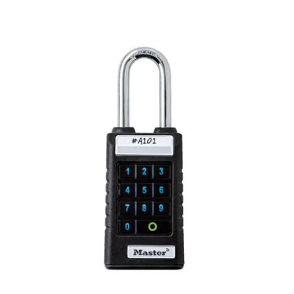 Master Lock - 6400LJENT - ProSeries - Extended Shackle Padlock - Bluetooth - Outdoors - Keyless