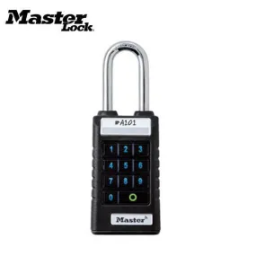 Master Lock - 6400LJENT - ProSeries - Extended Shackle Padlock - Bluetooth - Outdoors - Keyless