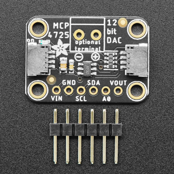 MCP4725 Breakout Board - 12-Bit DAC with I2C Interface