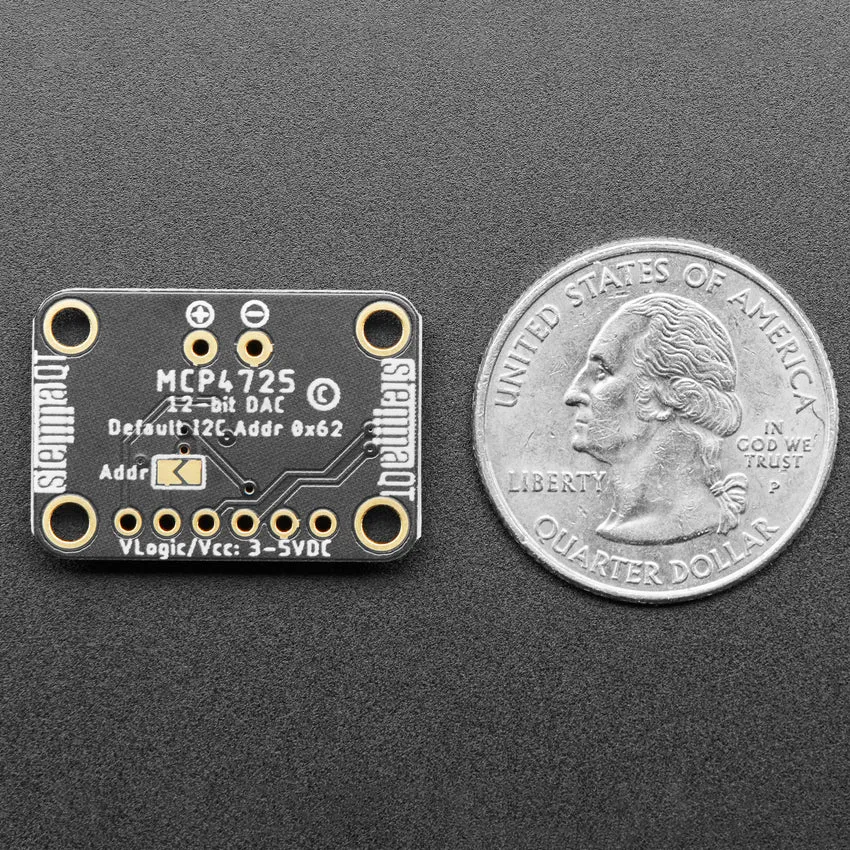 MCP4725 Breakout Board - 12-Bit DAC with I2C Interface