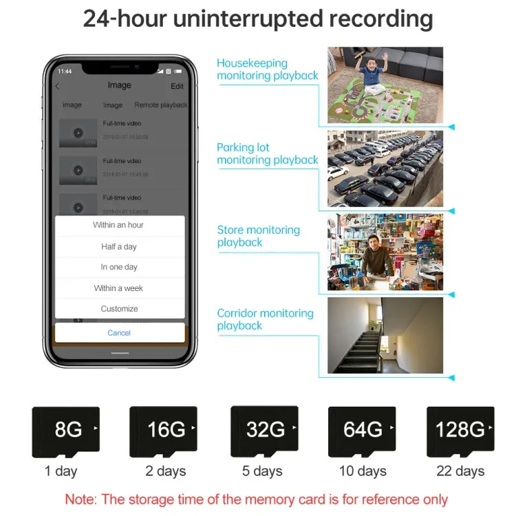 MD25 1080P Wearable Smart HD Camera Wireless Sport Camera, Support Infrared Night Vision / Motion Detection / TF Card