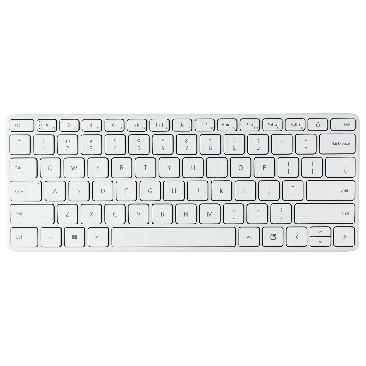 Microsoft Designer Compact Bluetooth Keyboard for PC and More (1954) - Glacier