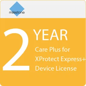 Milestone Care Plus for XProtect Express  Device License (2-Year)