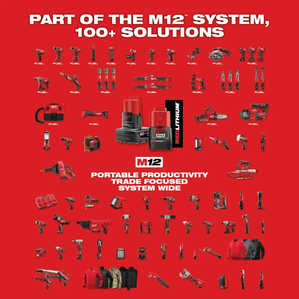 Milwaukee 2579-20x2BSK M12 12V Stick Transfer Pump w/ 4AH and 2AH Starter Kit
