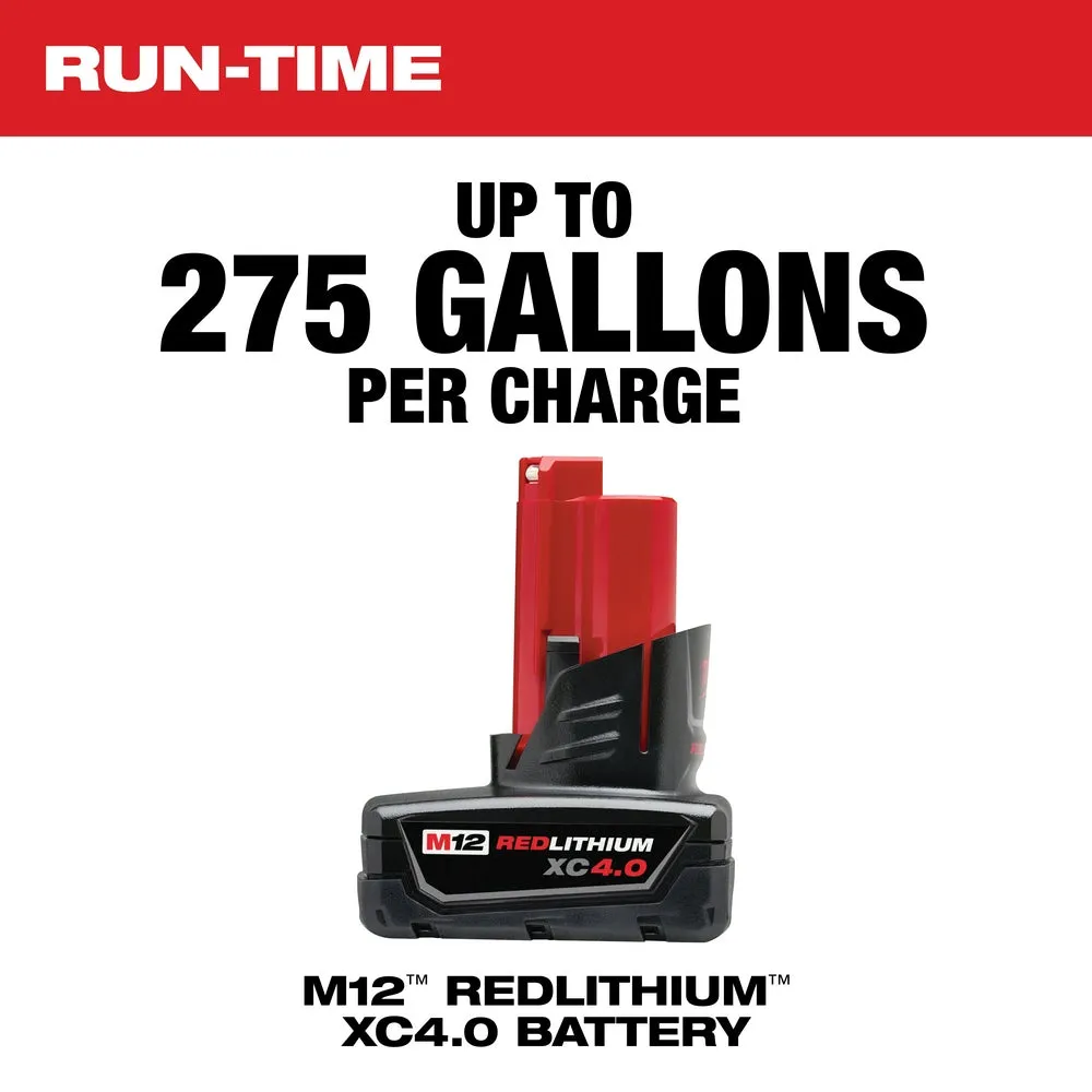 Milwaukee 2579-20x2BSK M12 12V Stick Transfer Pump w/ 4AH and 2AH Starter Kit